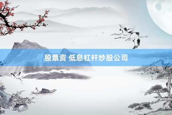 股票资 低息杠杆炒股公司