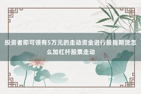 投资者即可领有5万元的走动资金进行股指期货怎么加杠杆股票走动